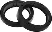 MUELODSIC Car Audio Speaker Spacer Ring 2 Pcs 6.5 Inches Mounting Adapter for Car Door Speakers Plastic Mounting Bracket 15mm Thick