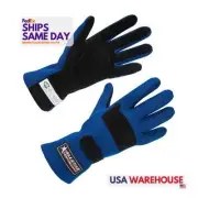 Allstar ALL915022 Blue Nomex Driving Gloves Pair M High Performance & Racing Par