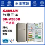 台灣三洋冰箱580公升、變頻雙門冰箱 SR-V580B