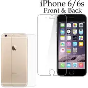 Anti-scratch 4H PET film screen protector for Apple iphone 6 6s front + back