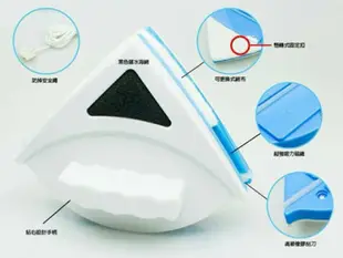 #家家戶戶必備擁有亮透窗玻就是這麼簡單 第三代双面玻璃清潔器 3-8mm厚度的玻璃用 #一組只要175元