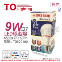 在飛比找松果購物優惠-【TOA東亞】LLA60-9AAD LED 9W 6500K