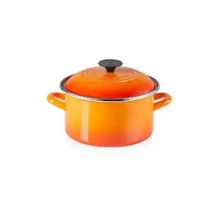 【Le Creuset】琺瑯便利湯鍋20cm(火焰橘)