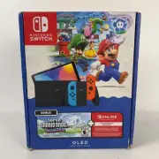 New Nintendo Switch OLED Video Game Console HEG-001 Black w/ Extras