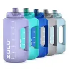 64oz ZULU Goals BPA Free Water Bottle with Straw Time Markers for Hydration