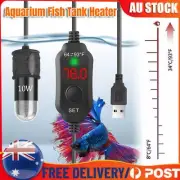 10W USB Mini Aquarium Fish Tank Heater Heating Rod Submersible Thermostat Heater