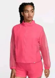 $150 Womens Nike Running Division Aster Pink Jacket Packable FV6403 629 Sz XS