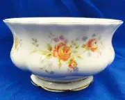 ROYAL ALBERT PEACH ROSE Demi Open Sugar Bowl 2" NEW NEVER USED made England
