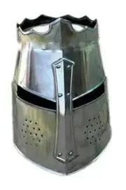 Medieval 18ga Knight Armor Crusader Helmet Wearable New Year Gift