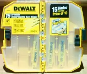 DeWalt 15Pc Reciprocating Saw Blade Set DW4890