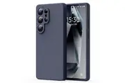 ZUSLAB Case for Samsung Galaxy S25 Ultra Case Nano Silicone Cover Navy