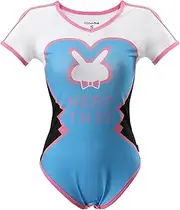 [CutiePlusU] Cotton Button in Crotch Adult Onesie Bodysuit Pyjamas Mech Pilot
