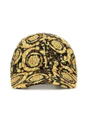 Versace Barocco Embroidered Twill Baseball Cap
