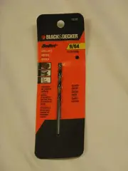 Black & Decker # 19105 9/64" HSS Premium Bullet Drill Bit