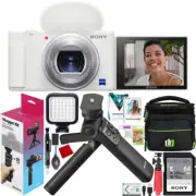 Sony ZV-1 Digital 4K Camera Vlogger Creator's Kit ACCVC1 Shooting Grip Bundle