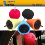 5pc Foam Drill Polishing Cone Ball Pads Car Hub Waxing Buffing Wheel Polisher