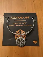 Alex And Ani "Path Of Life" Strength; Motivation; Knowledge Bracelet