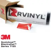 3M 7125 Scotchcal Transparent 114 Vinyl Film Sign Craft Hobby Decal Sheet Roll