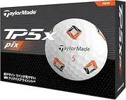 Taylormade TP5 Pix Series 2024 Golf Balls, 1 Dozen (12 Pack)