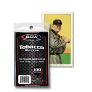 Case (10000) BCW Tobacco Card Size Soft Sleeves Trading Allen Ginter T-206 Mini