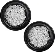 minkissy 1set Christmas Nail Art Decals White Snowflake Tree Design Manicure Stickers for Easy Nail Decoration for Home Professional Use 2pcs