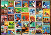 Ravensburger - Travel Stamps Large Format Puzzle 200pc