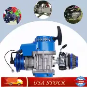 For Scooter Pocket Bike ATV Big Bore Racing 49cc 50cc 2 Stroke Engine Motor Kit