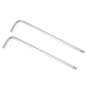 3/16" Ball End Hex Key Wrench L Shaped Long Arm CR-V Repairing Tool, SAE 2 Pcs
