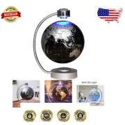 8'' LED Illuminated Floating Globe - Magnetic Levitation for Modern Spaces