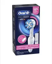 Oral-B Pro 1500X Sensitive Clean Electric Toothbrush each