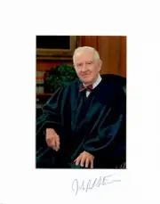 John Paul Stevens US Supreme Court Justice Signed Photograph