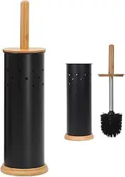 White Magic Eco Basics Toilet Bowl Cleaner Set, Black