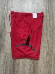 Nike Jordan Jumpman Mens Fleece Fleece Shorts Red Sz Medium DB1812-687