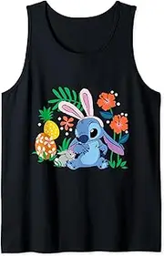 [Disney] Lilo & Stitch with Easter Bunny Tank Top