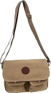 [Healeved] Shoulder Bags for Men Satchel Man Travel Bag Is Messenger Bag Vintage Storage Bag Casual Bag Fashionable Male Bag Khaki Canvas