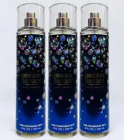 3 Bath & Body Works DREAM BRIGHT Fine Fragrance Mist Body Spray 8 oz