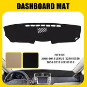 For Lexus IS250 06-11 Leather Car DashMat Dash Cover Dashboard Mat Pad