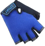 Miokkley Kids Fingerless Bike Gloves Ages 5-8, Camo Hunting Gloves for Boys Children Monkey Bars Rock Climbing Cycling Biking Fishing