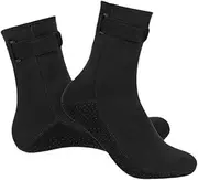 Frediuo 3mm Neoprene Socks Water Sports Socks Warm Breathable Soft Fitness Swimming Socks Wetsuit Socks for Women Beach Surfing Men