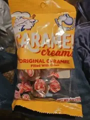 Caramel Cremes Goetze Original Soft Chewy Vanilla Cream Center 4oz