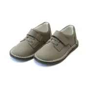 L'Amour Shoes Zack Grey Nubuck Leather Sneaker