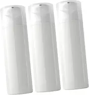 DECORNIJIA 3pcs Bottle Travel Containers Vacuum Pump Emulsion Dispenser for Lotions Lightweight Portable Makeup Subpackaging Bottles for Home and Travel White