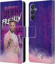 Head Case Designs Officially Licensed WWE Seth Freakin' Rollins Seth Rollins Leather Book Wallet Case Cover Compatible with Samsung Galaxy A15