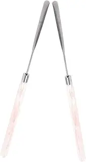 FOYTOKI Mini Metal Makeup Spatula for Foundation Creams Beauty Salon Toning Sticks for Precise Application