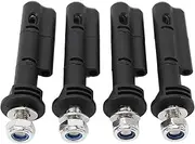4PCS 17mm Mounting Pin Kits, Safety Mounting Pins for Recovery Boards, Mounting Pins with 360 Degree Rotatable Knuckle, for MaxTrax MKII LITE, Mini Recovery Traction Boards