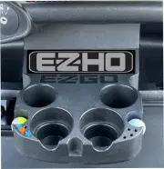 EZHO EZGO RXV Golf Cart Cup Holder / Dash insert. EZ-GO. Custom Made