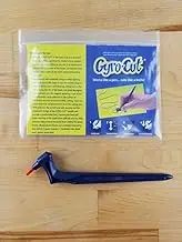 Gyro-Cut Original – Safe & Precise Craft Cutting Tool with 360° Rotating Cutting Nib & Dual Bearings for Paper, Mylar, Vinyl & Mor (Gyro-Cut Only)