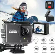 Action Camera 4K 60FPS 48MP WiFi EIS Sport Cam 40M Waterproof Underwater Camera