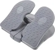 Leg Workout Stepper Comfortable Cushioning Compact Mini Stepper for Home Non-Slip and Stable Grey