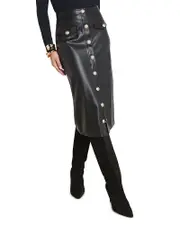 L'Agence Milan Midi Skirt